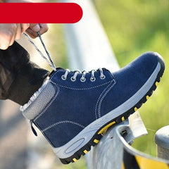 Winter Waterproof Non-Slip Warm Plush Snow Boots Outdoor Safety Shoes