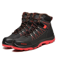 Winter Waterproof Non-Slip Warm Plush Snow Boots Outdoor Safety Shoes