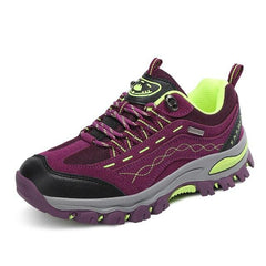 Womens Winter Hiking Anti-slip Leather Lace-up Ankle Outdoor Boots Shoes