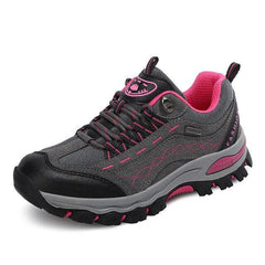 Womens Winter Hiking Anti-slip Leather Lace-up Ankle Outdoor Boots Shoes